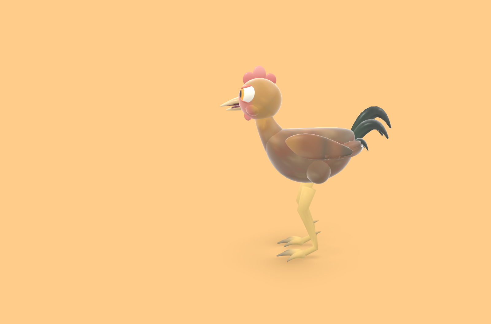 the young rooster